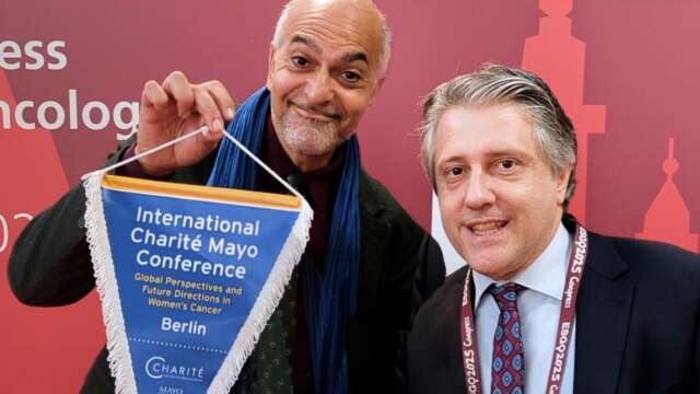 Prof. Dr. Sehouli & Prof. Dr. Mariani say hello from Rome